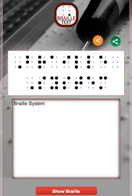 Braille Text android App screenshot 4